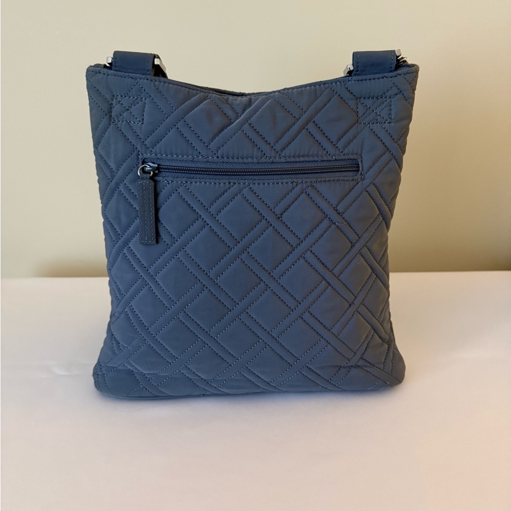 Vera Bradley Microfiber Crossbody Bag Gray - Picture 2 of 16